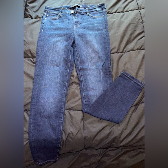 Liverpool Dark Wash Abby Skinny Jeans Size 6/28 Regular - Picture 3 of 7